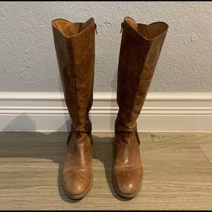 Tall Leather Boots (Size 10M)